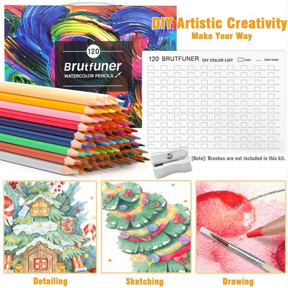 Miracle Works Oil-Based Colored Pencils – Professional Artist Coloring Drawing Set | Miracle Works