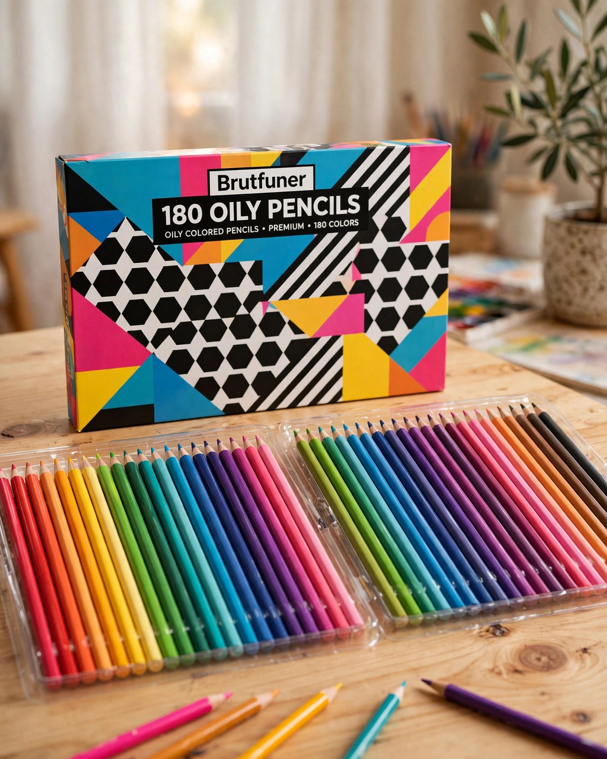 Miracle Works Oil-Based Colored Pencils – Professional Artist Coloring Drawing Set | Miracle Works