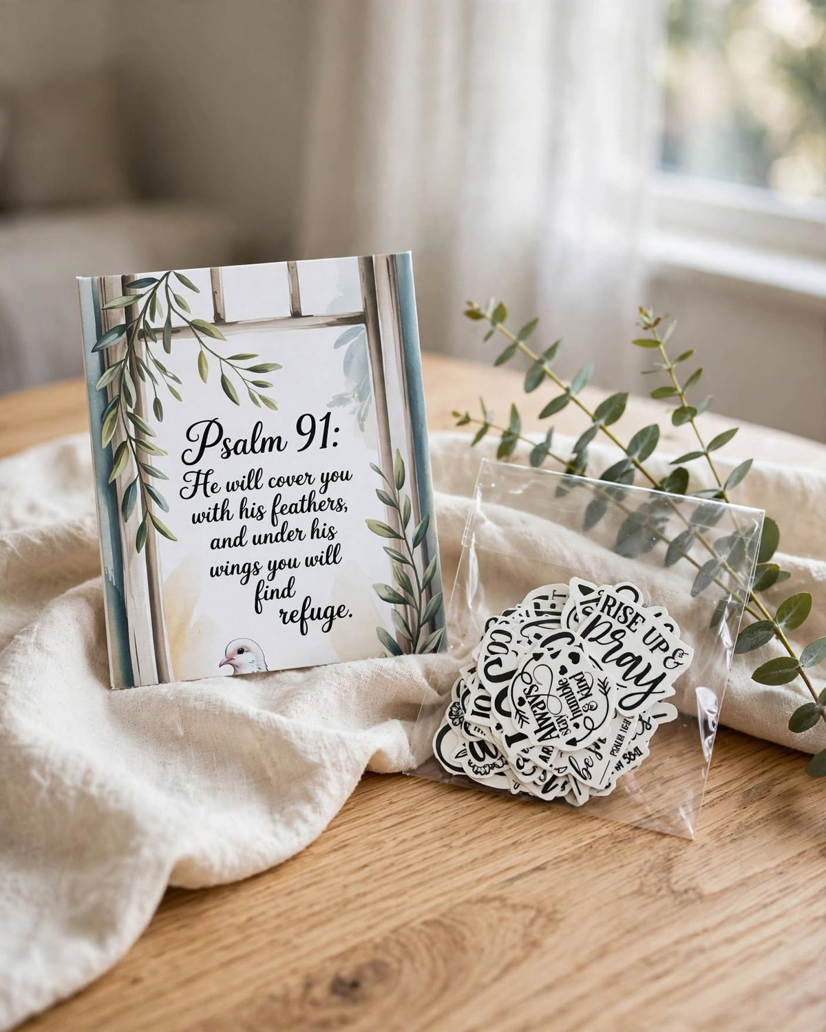 ✨ Faith Sticker Collection – Christian Scripture & Inspirational Vinyl Stickers