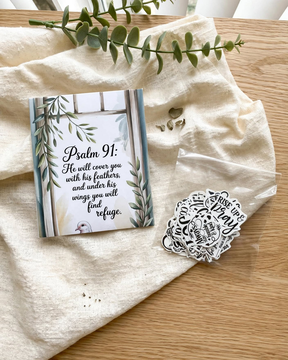 ✨ Faith Sticker Collection – Christian Scripture & Inspirational Vinyl Stickers