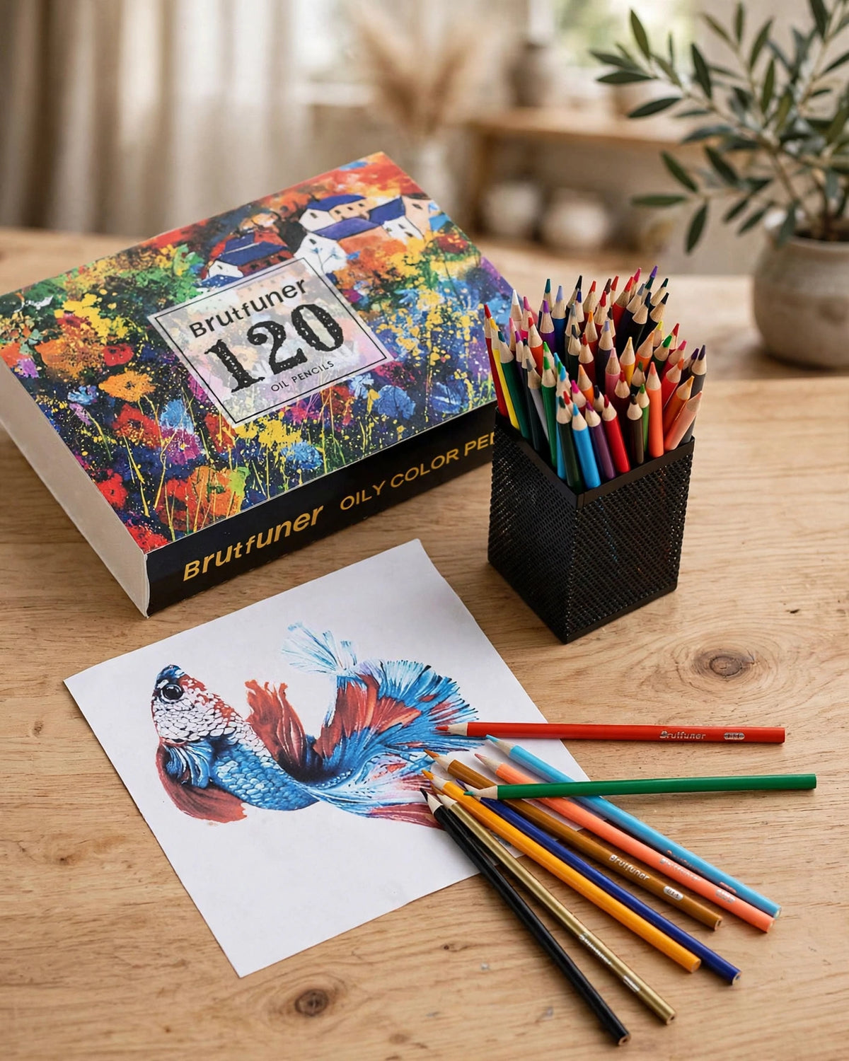 Miracle Works Oil-Based Colored Pencils – Professional Artist Coloring Drawing Set | Miracle Works