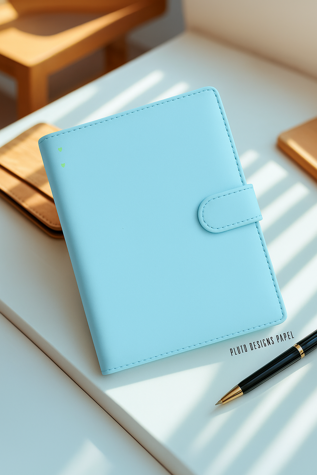 Undated Pastel Weekly Planner In Binder