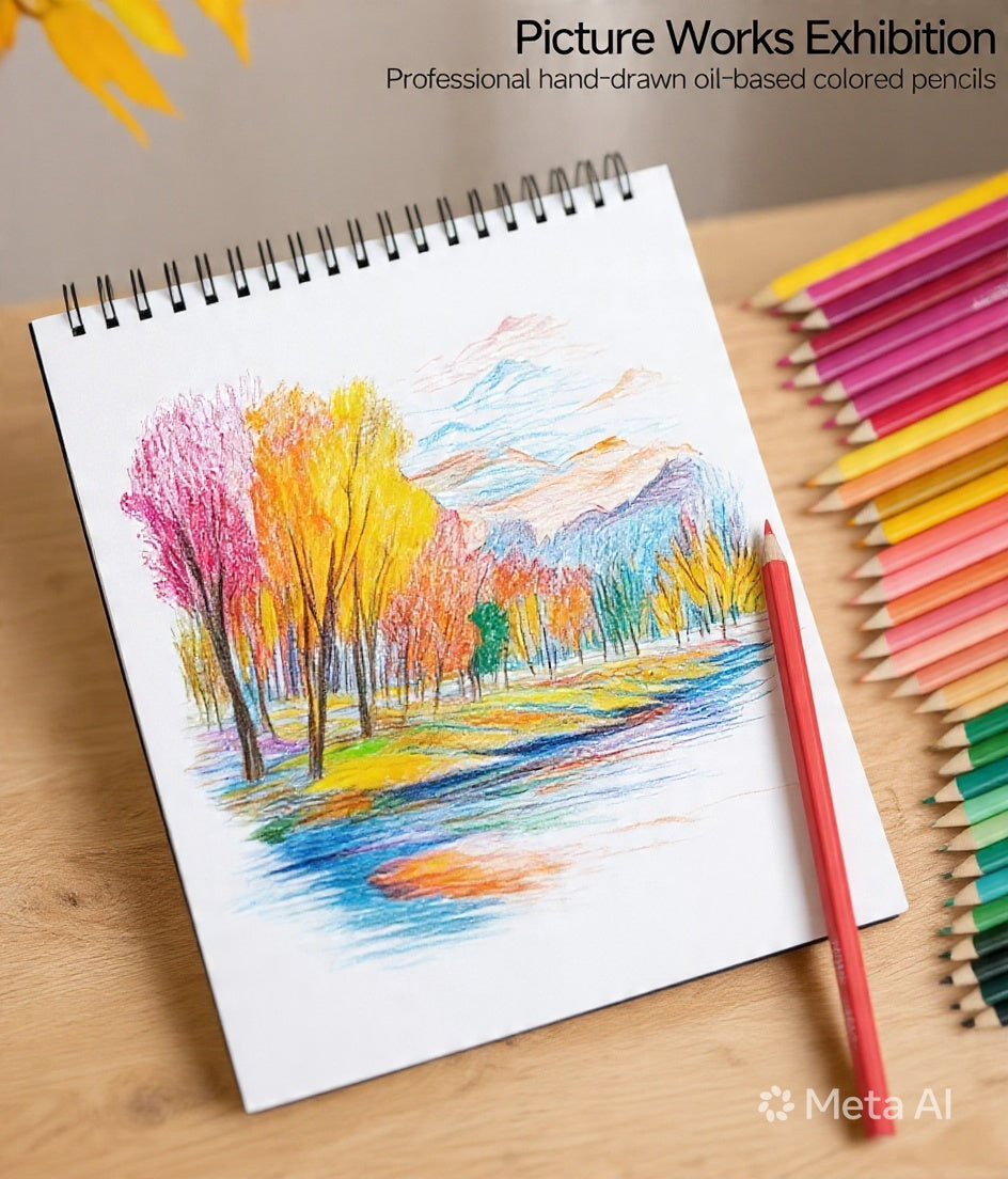 Miracle Works Oil-Based Colored Pencils – Professional Artist Coloring Drawing Set | Miracle Works