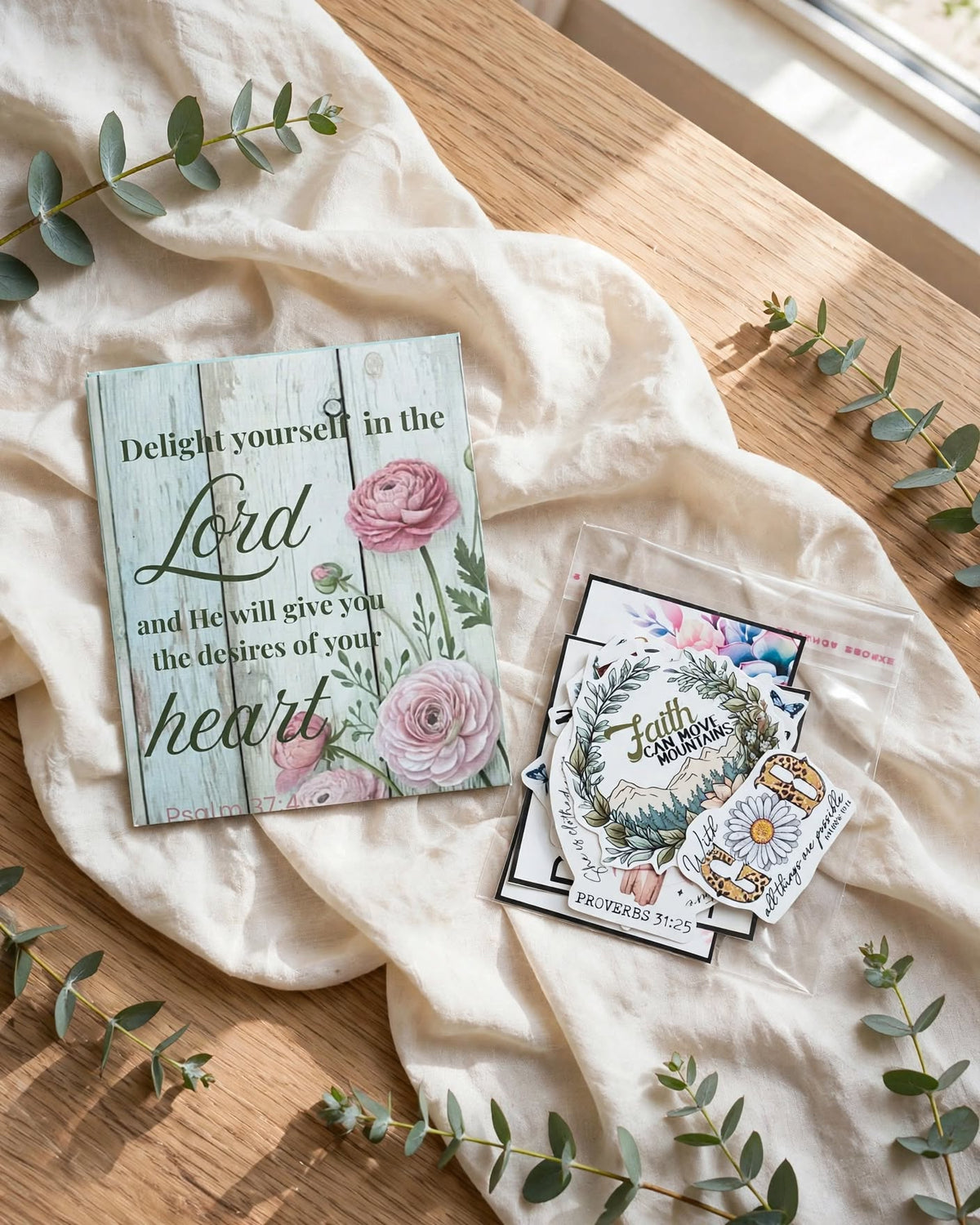 ✨ Faith & Christian Inspirational Stickers – Bible Verse & Encouragement Sticker Collection