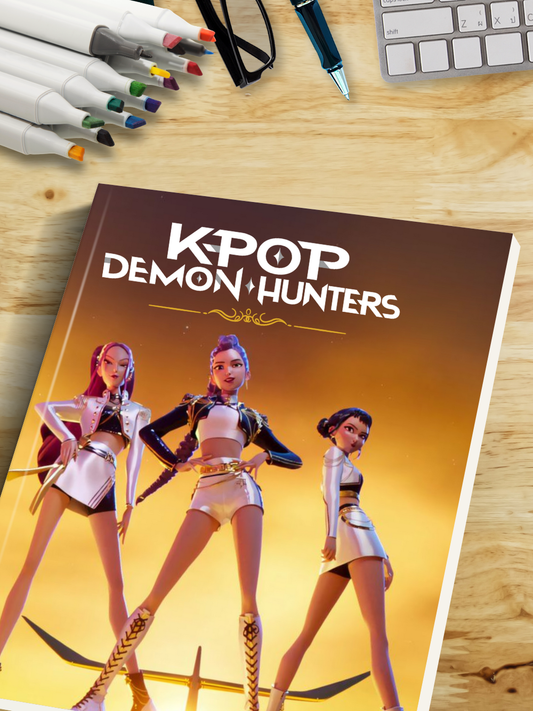 Kpop Demon Hunters Coloring Book – 53 Pages